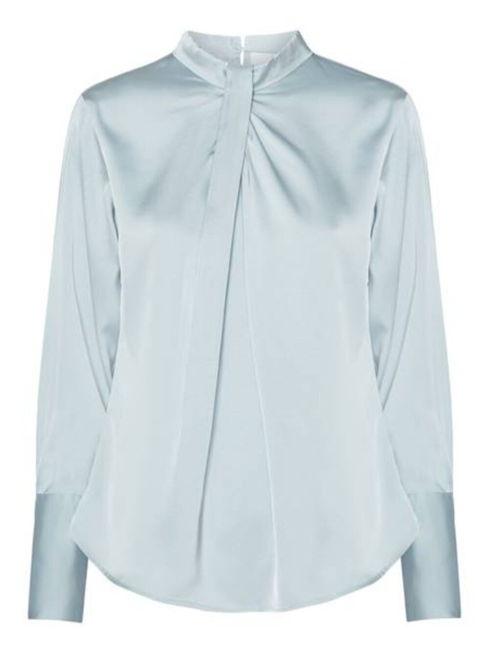 Karmamia's Tara Blouse in Hammered Sky Blue - Size S - NWT